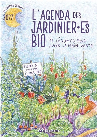 L'agenda des jardinier.es bio - Collectif- Illustratrice : Maëlle Le Toquin