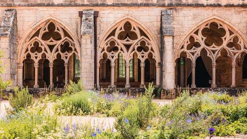 Jardins de l'abbaye de Noirlac