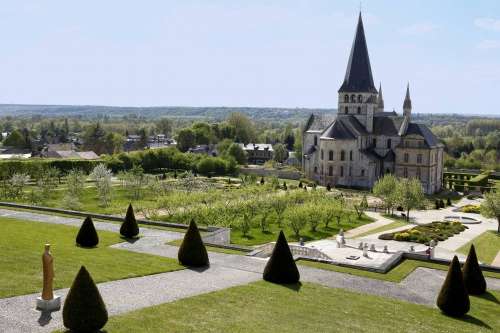 Jardines de Abadía San-Jorge de Boscherville