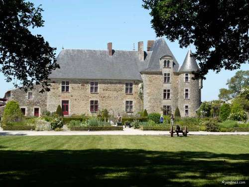 Der Garten des Logis de La Chabotterie