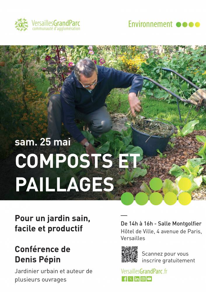 Composts et paillages : pour un jardin sain, facile et productif – Denis PEPIN  - Versailles