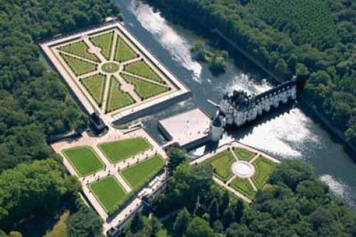 The Gardens Of Chenonceau Castle